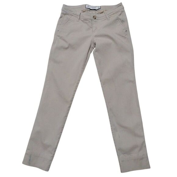 Abercrombie & Fitch Denim - ABERCROMBIE & FITCH Jeans Woman 24 Khaki Skinny Seam Modified At 26.5 Casual